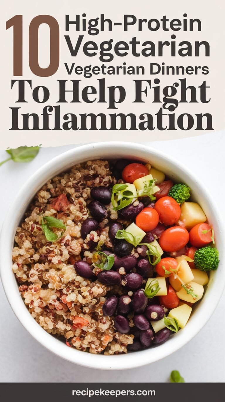 10 High-Protein Vegetarian Dinners to Help Fight Inflammation