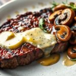 20-Minute Steak and Garlic Butter Mushrooms