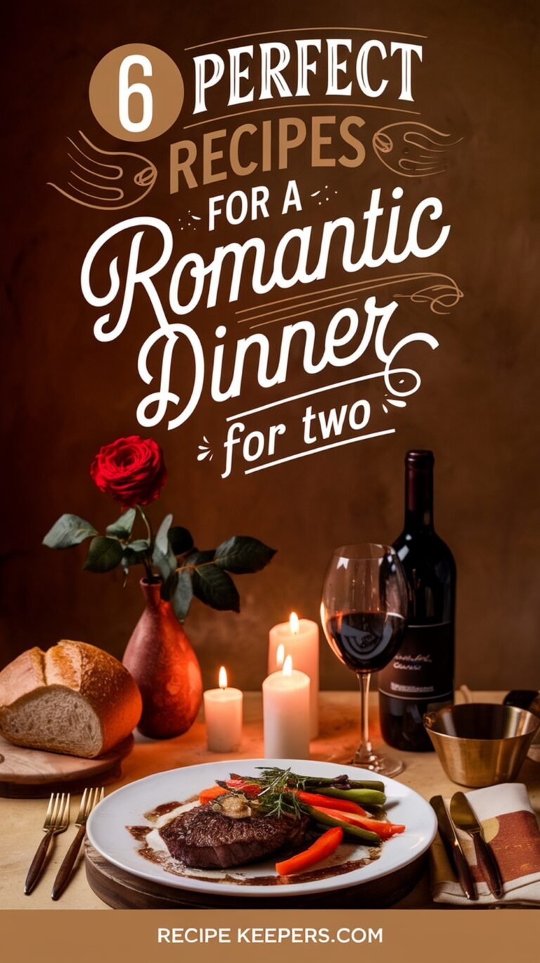 6 Perfect Recipes for a Romantic Dinner for Two
