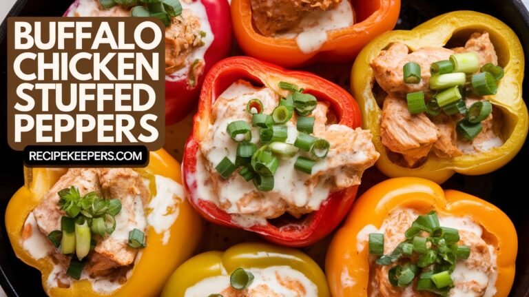 Flavorful Buffalo Chicken Stuffed Peppers