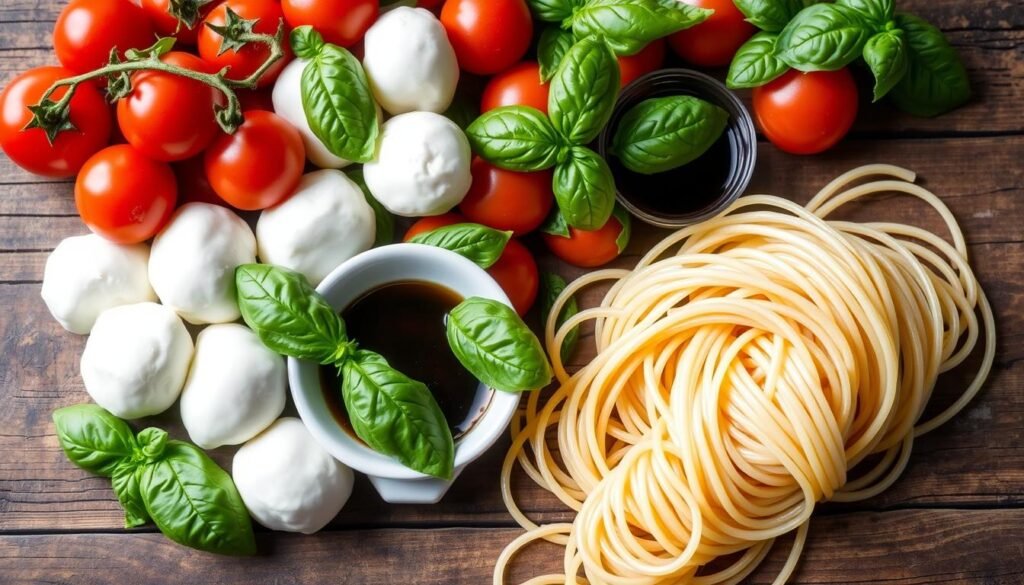 Caprese Pasta Ingredients