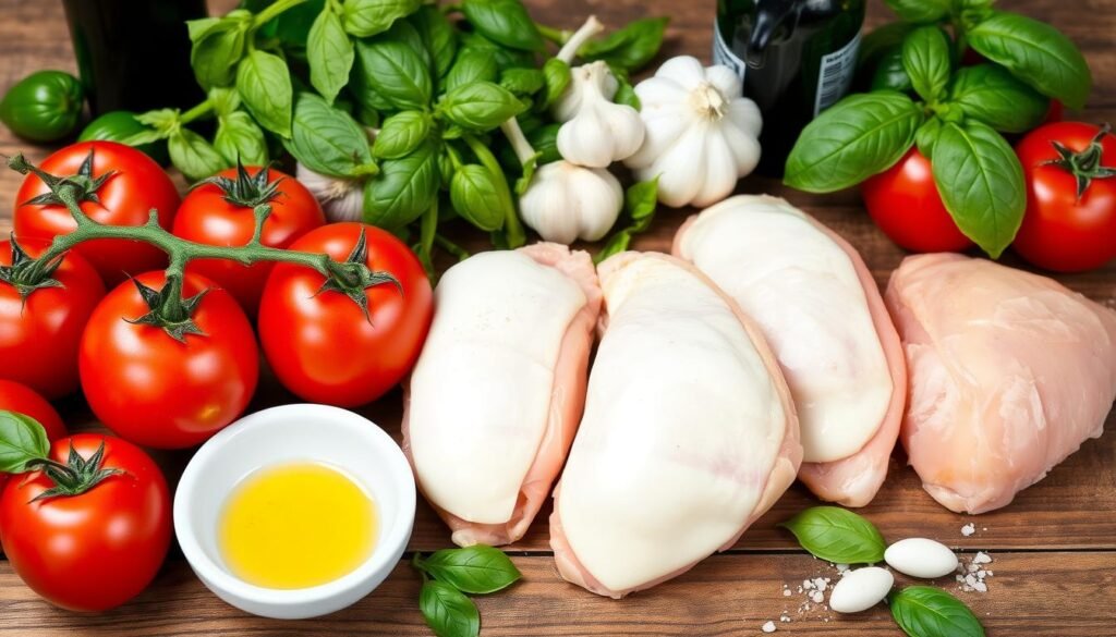 Caprese Stuffed Chicken Ingredients