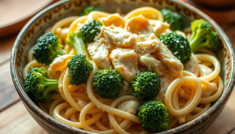 Chicken Alfredo with Broccoli
