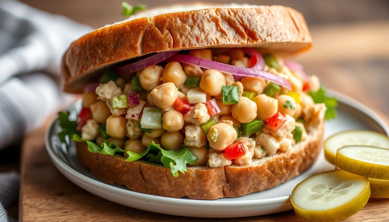 Chickpea "Tuna" Salad Sandwiches