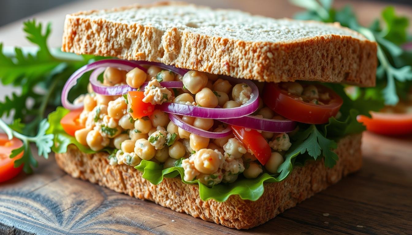 Chickpea "Tuna" Salad Sandwiches