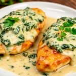 Creamy Spinach and Artichoke Chicken