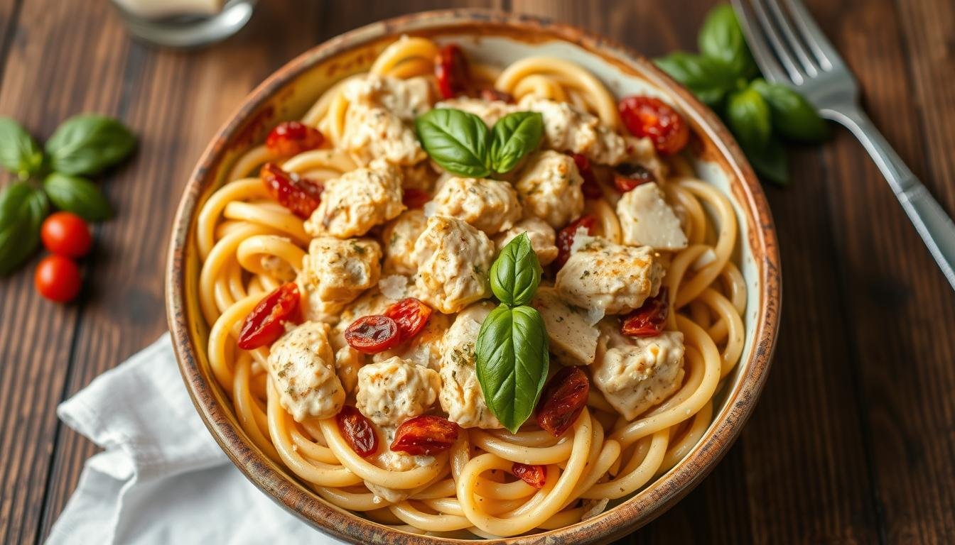 Creamy Sun-Dried Tomato Chicken Pasta