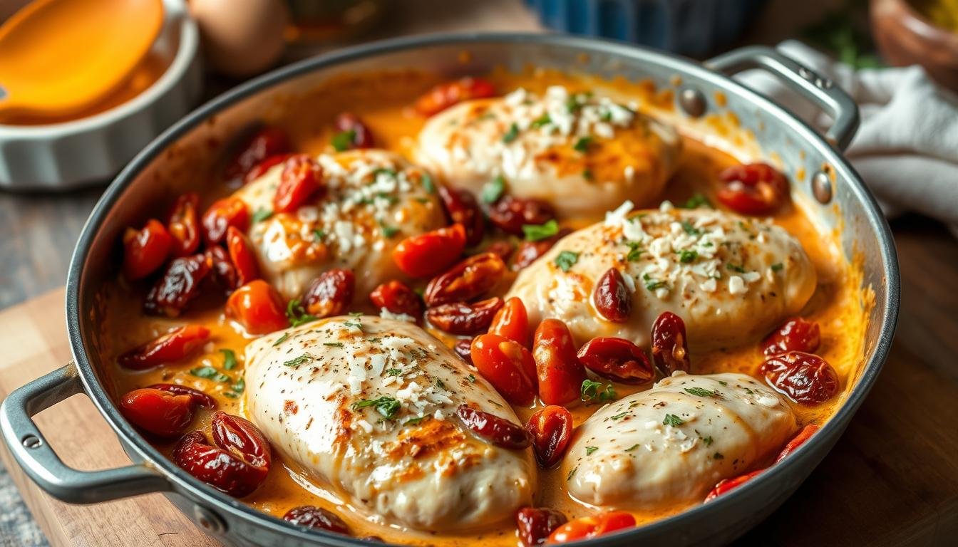 Creamy Sun-Dried Tomato Chicken Skillet