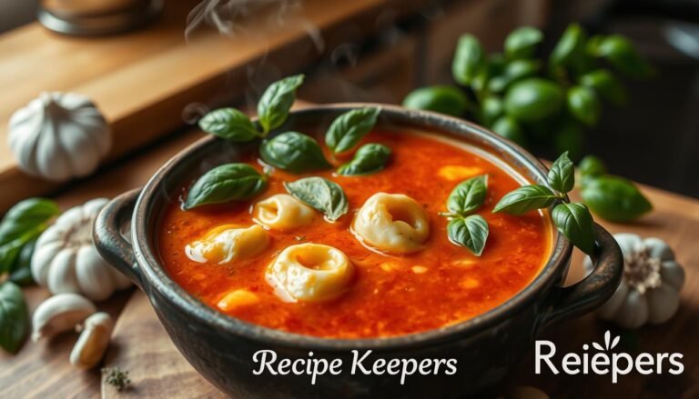 Creamy Tomato Tortellini Soup