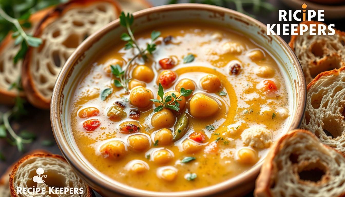 Creamy Tuscan Chickpea Soup