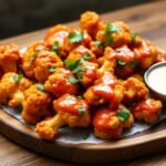 Crispy Buffalo Cauliflower Wings