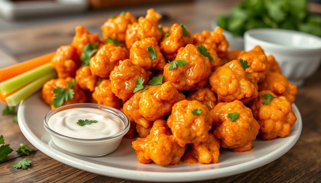 Crispy Buffalo Cauliflower Wings