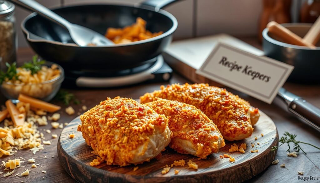 Crispy Cheddar Chicken Cooking Techniques