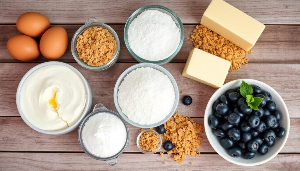 Decadent Cheesecake Ingredients