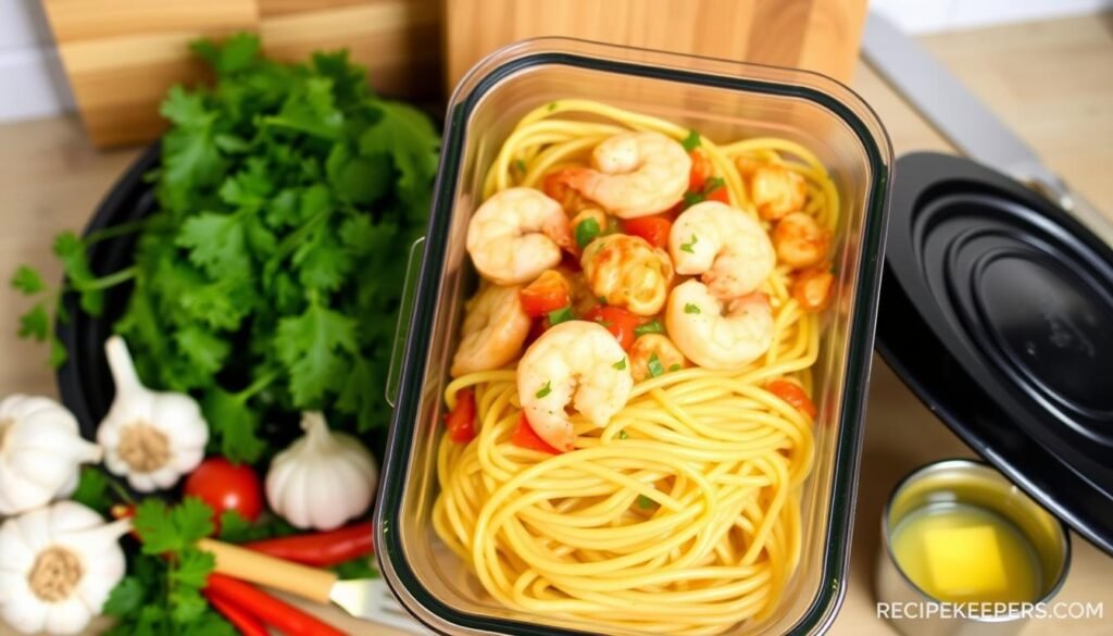 Garlic Butter Shrimp Pasta Storage Tips