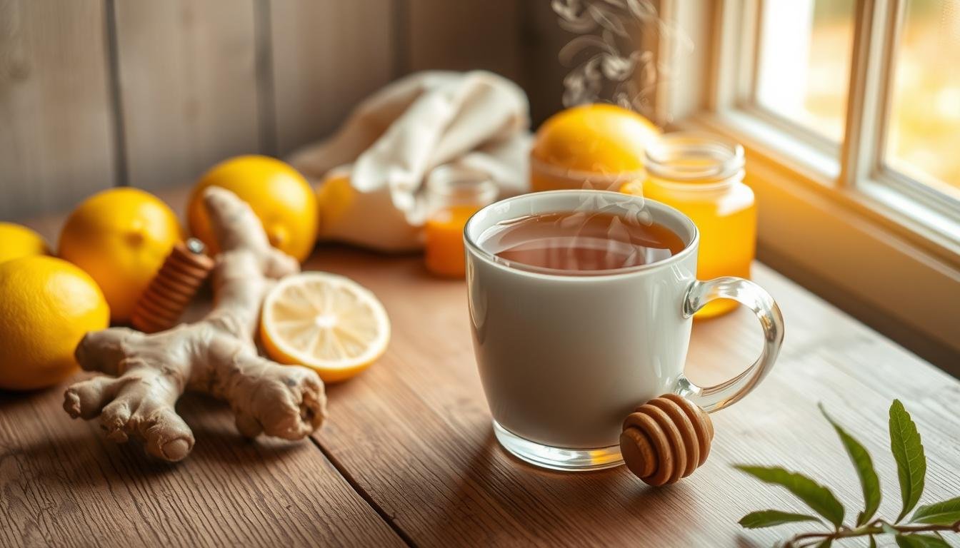 Ginger Lemon Honey Tea