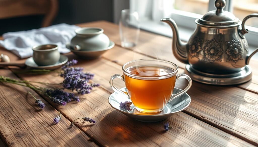 Historical Lavender Tea Preparation