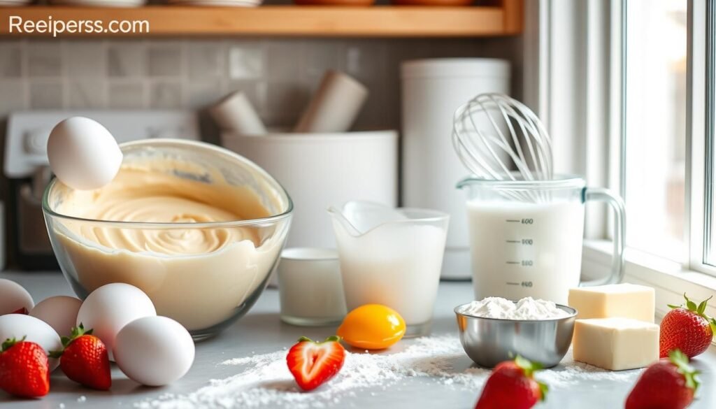 Homemade Cupcake Batter Preparation