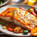 Honey Dijon Glazed Salmon with Roasted Veggies