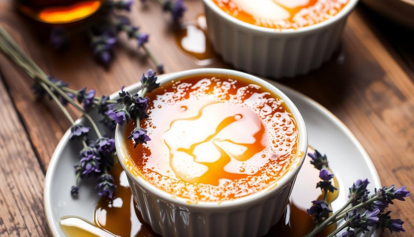 Honey and Lavender Crème Brûlée