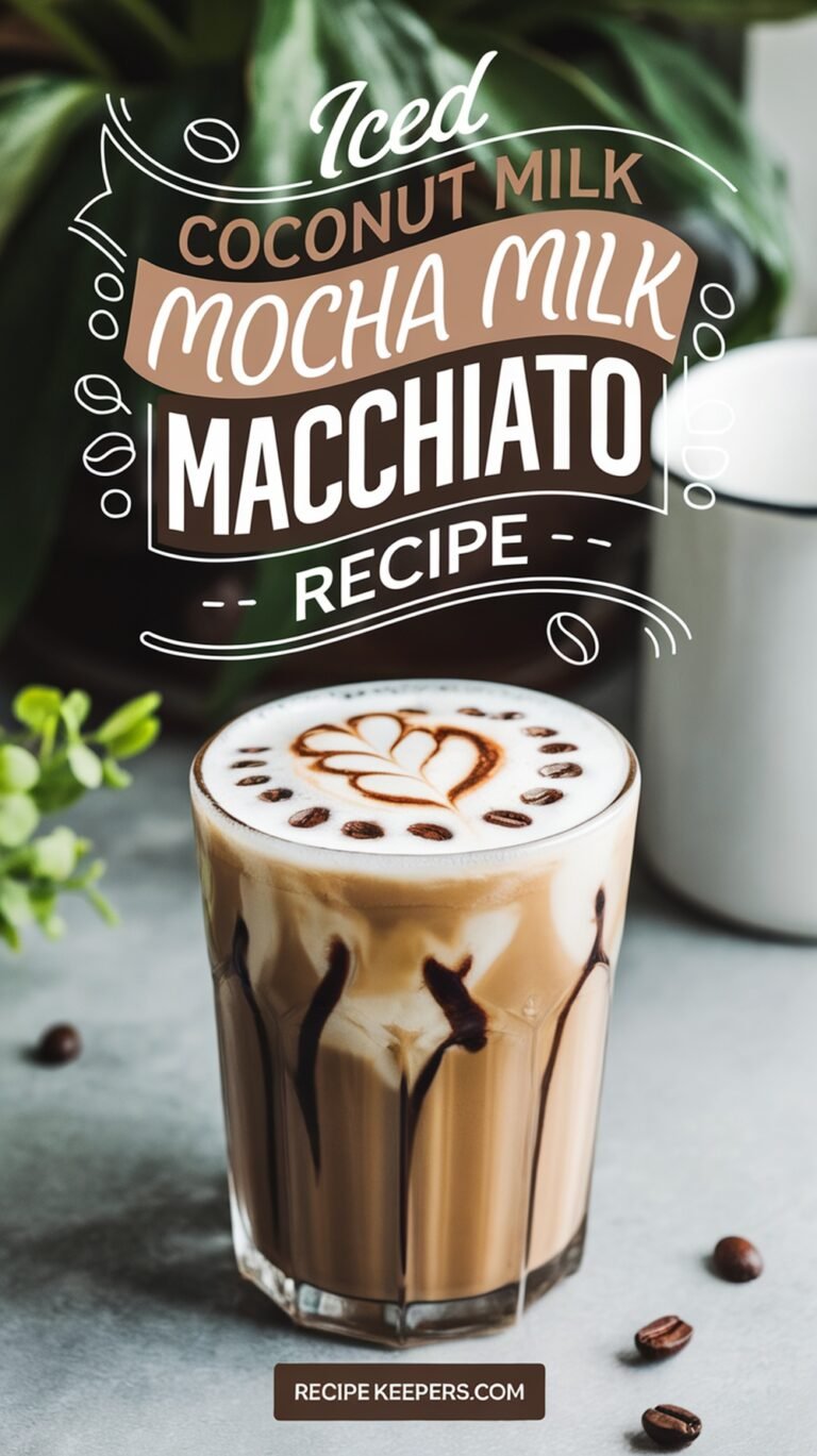 Iced Coconutmilk Mocha Macchiato Recipe