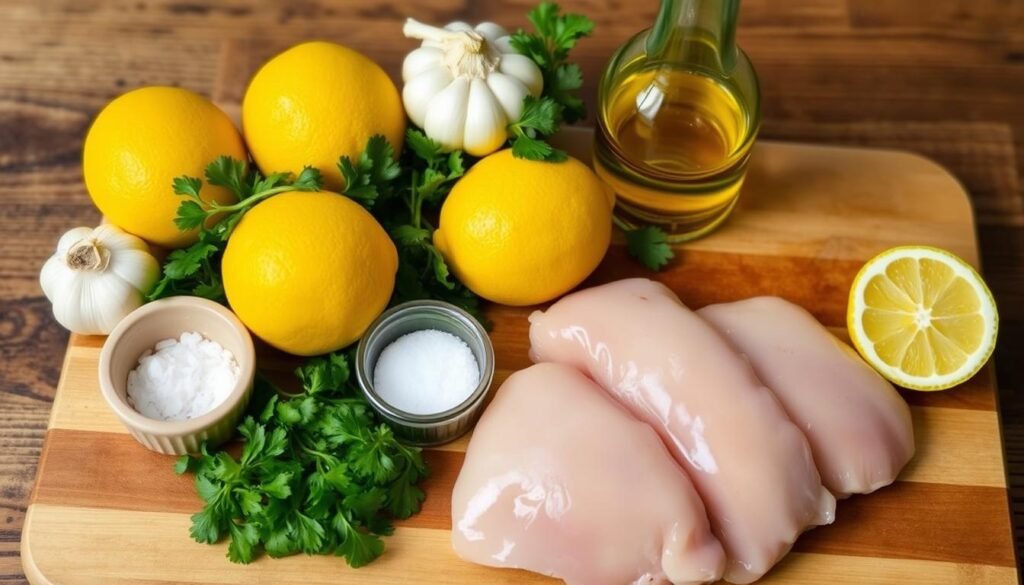 Lemon Garlic Chicken Ingredients