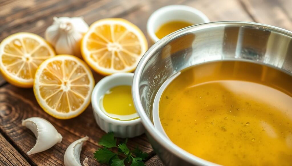 Lemon Garlic Chicken Marinade Preparation