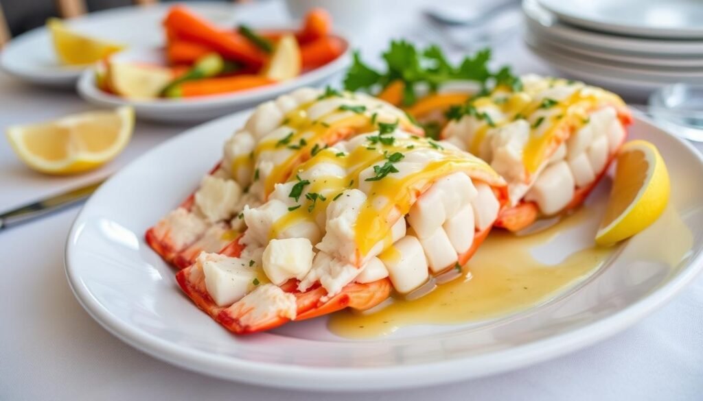 Lobster Tail Plating Presentation