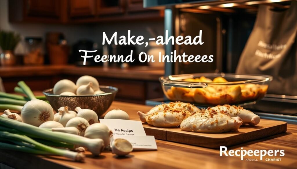Make-Ahead French Onion Chicken Casserole Preparation