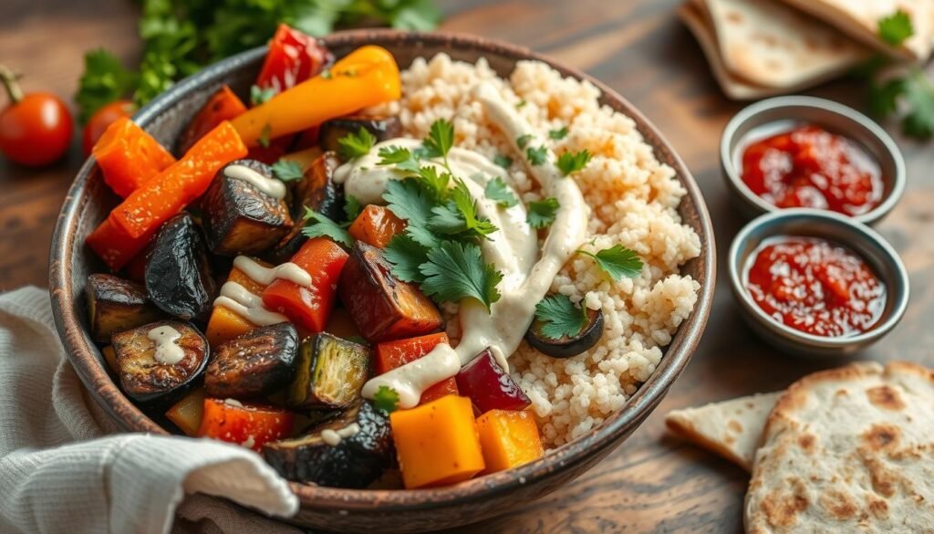 Middle Eastern Vegetarian Bowl Pairings