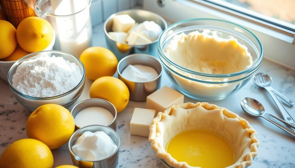 Mini Lemon Meringue Pie Preparation