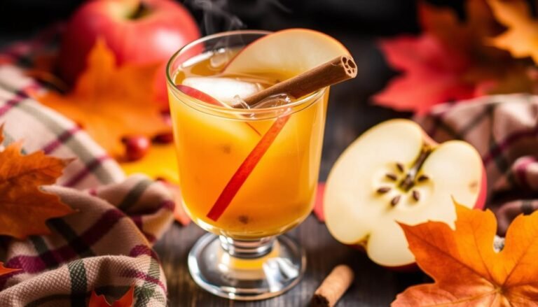 Mulled Cider Shrub Mocktail