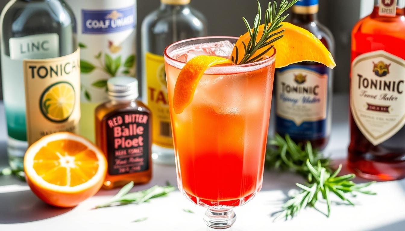 Nonalcoholic Negroni Mocktail