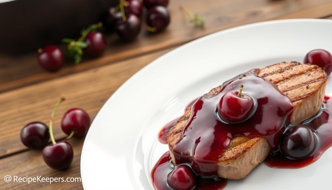 Pan-Seared Duck Breast with Cherry Sauce