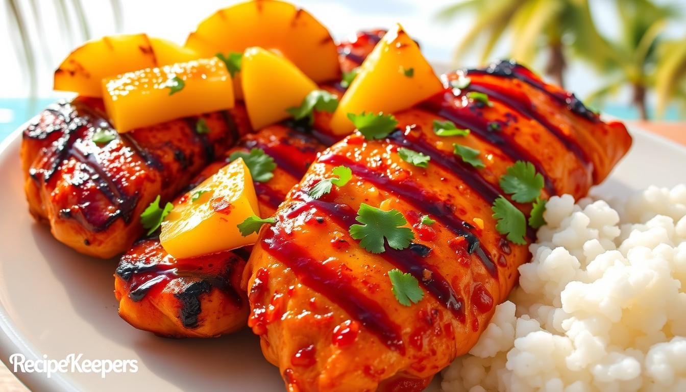 Pineapple Teriyaki Grilled Chicken