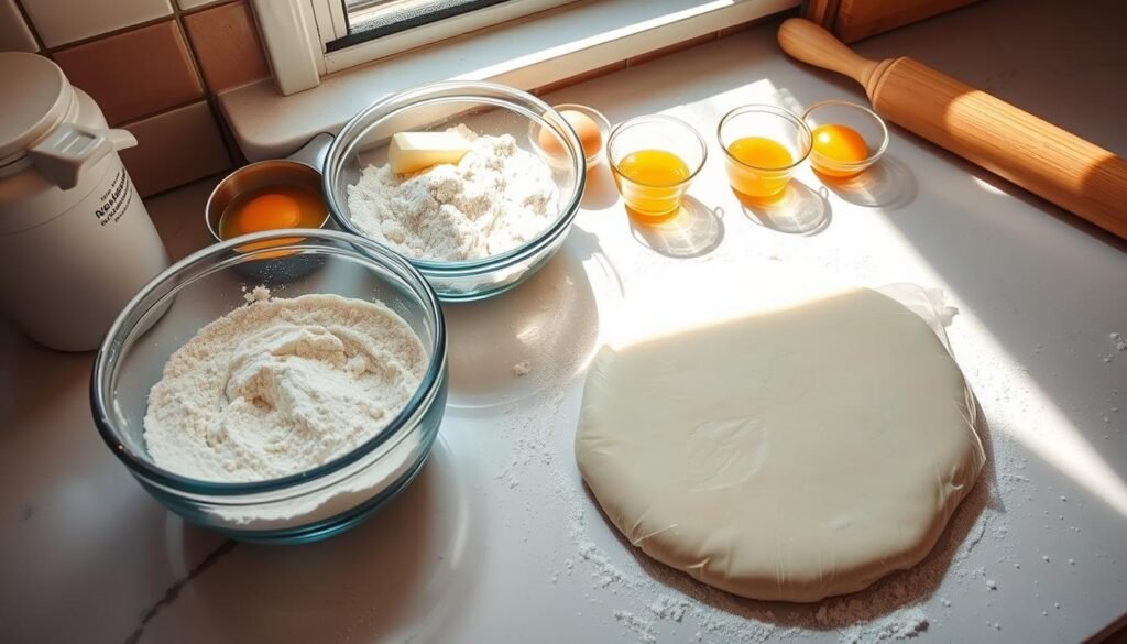 Preparing Fruit Tart Crust