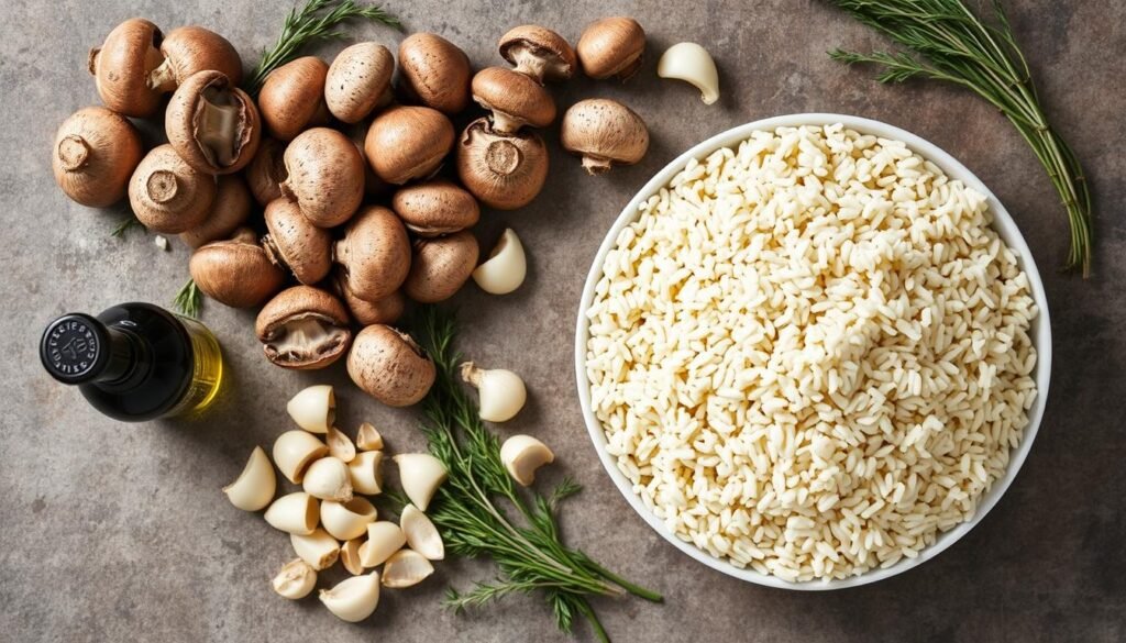 Risotto Ingredients Preparation