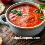 Roasted Red Pepper and Tomato Bisque for Two