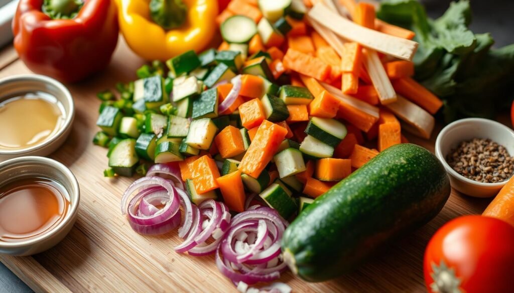 Roasted Vegetables Preparation