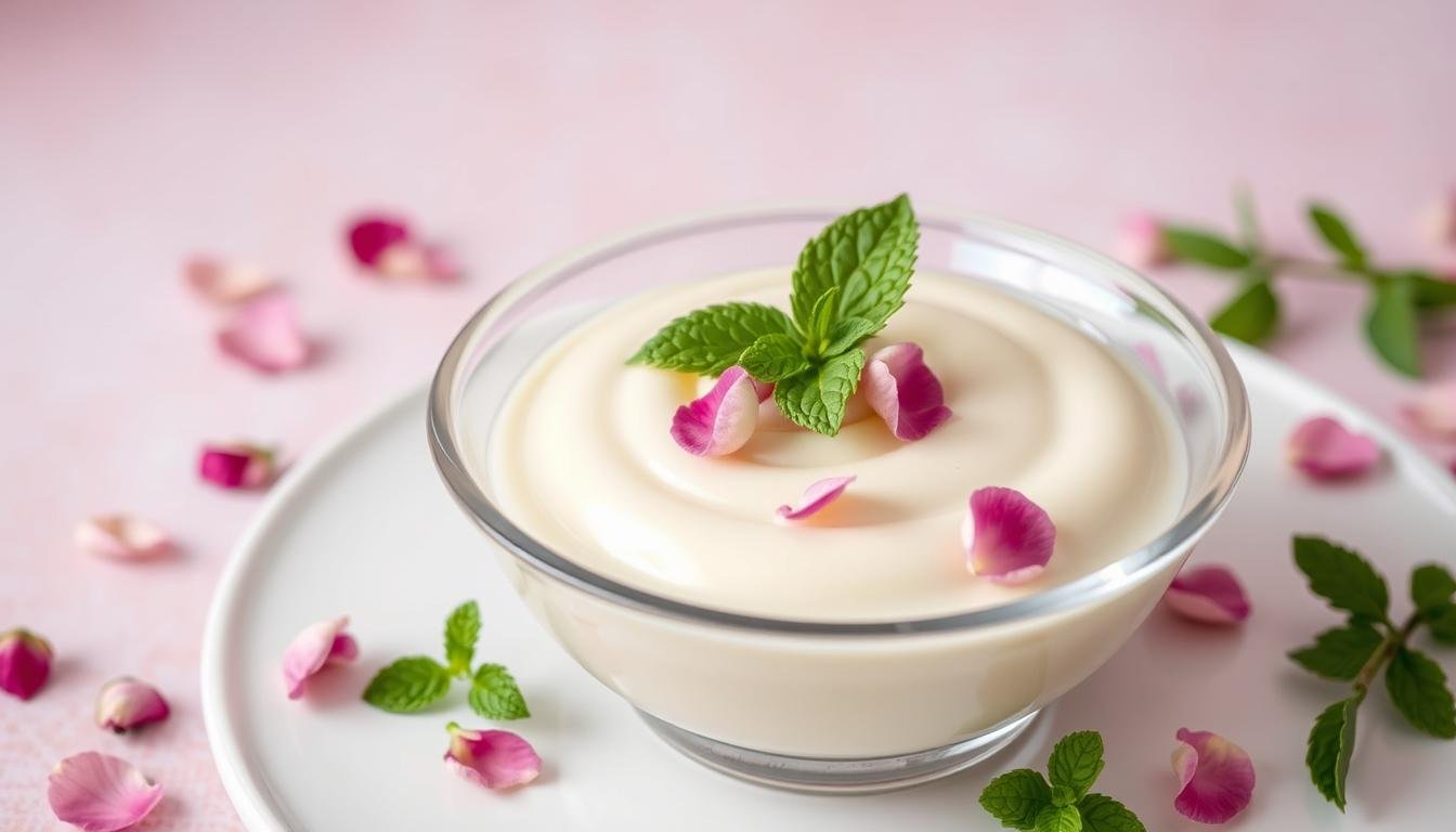 Rose-Scented Panna Cotta