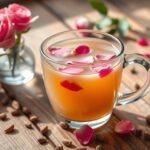 Rose and Cardamom Milk Tea