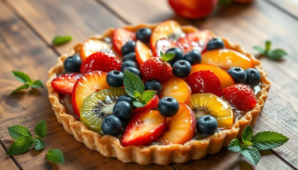 Seasonal Fruit Tart Decoration