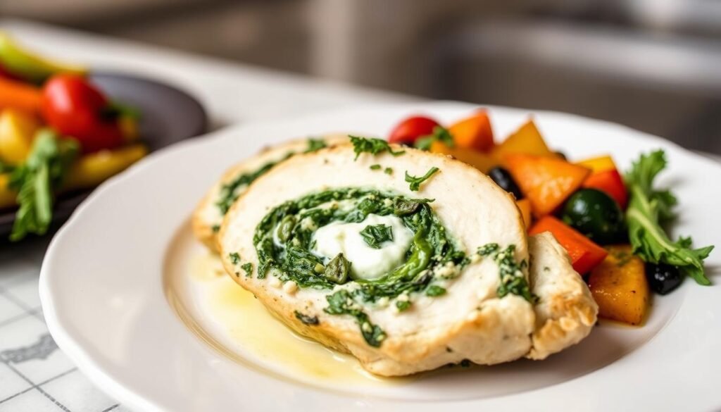 Spinach and Ricotta Stuffed Chicken Breast Recipe