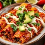 Sweet Potato Black Bean Enchiladas