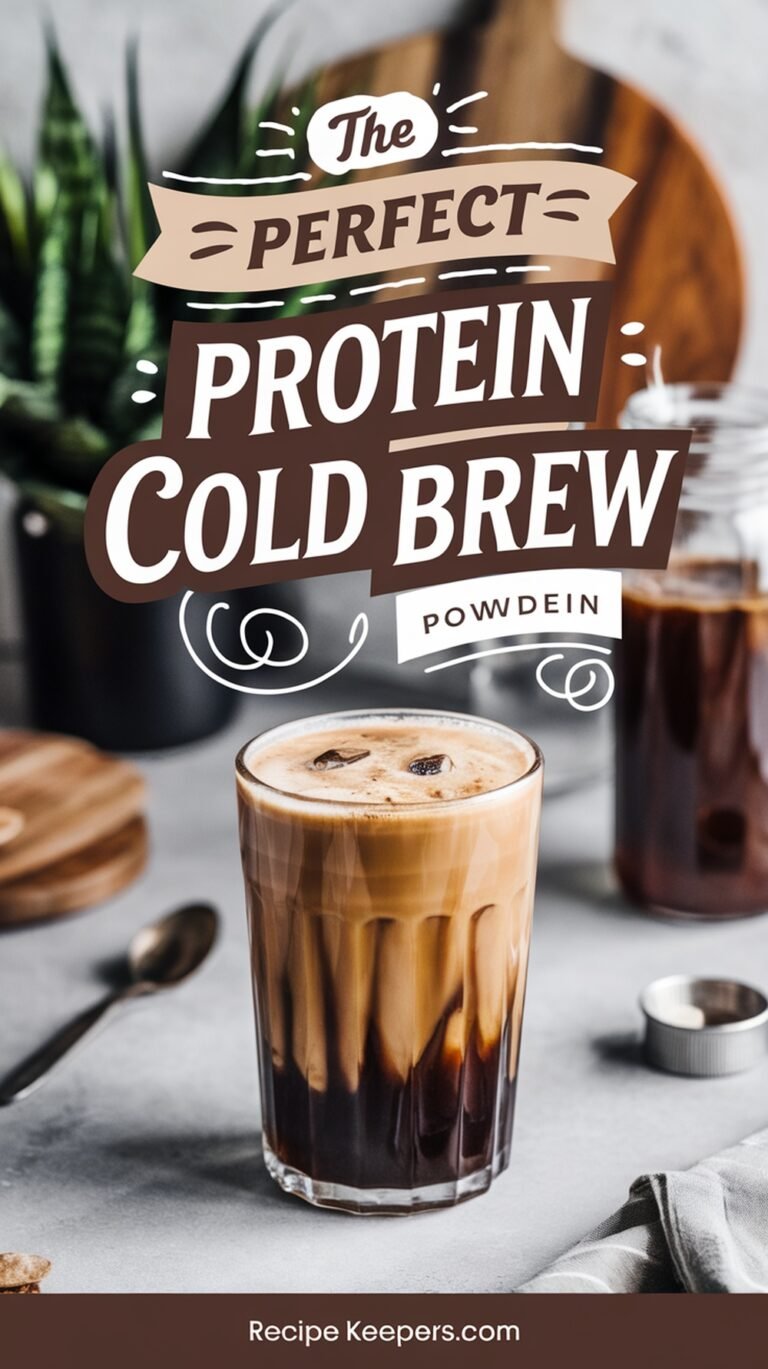 Delicious Salted Caramel Protein Cold Brew Recipe
