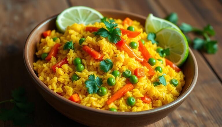 Turmeric Cauliflower Rice Stir-Fry