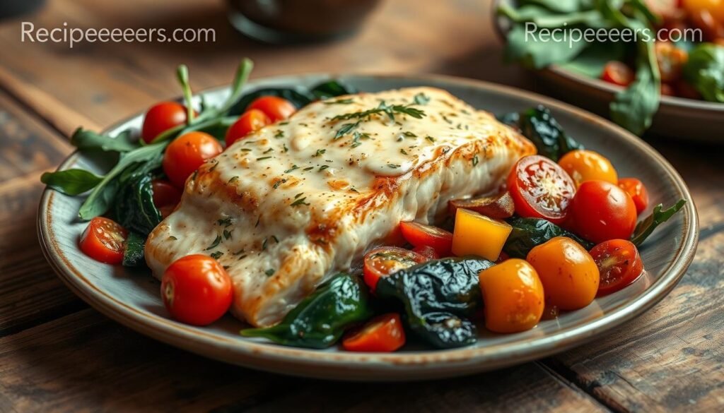 Tuscan Salmon with Vegetables