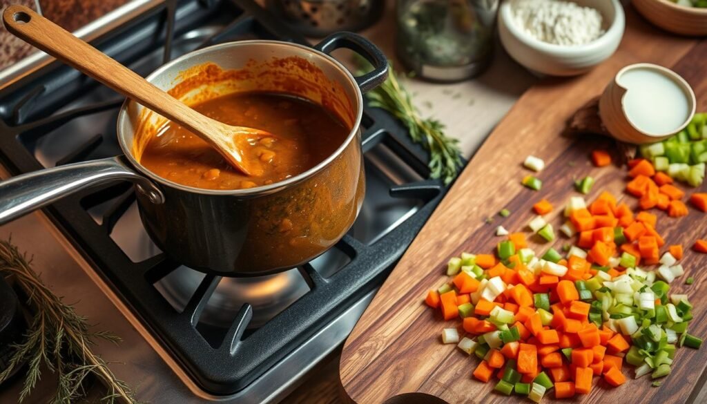 Vegetarian Gravy Preparation