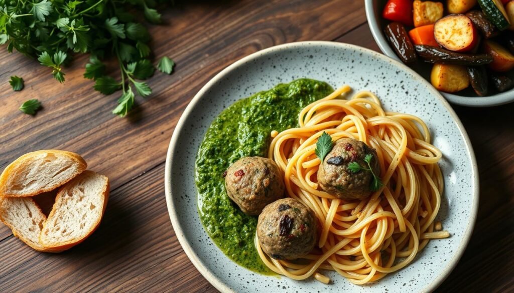 Vegetarian Meatballs Serving Suggestions