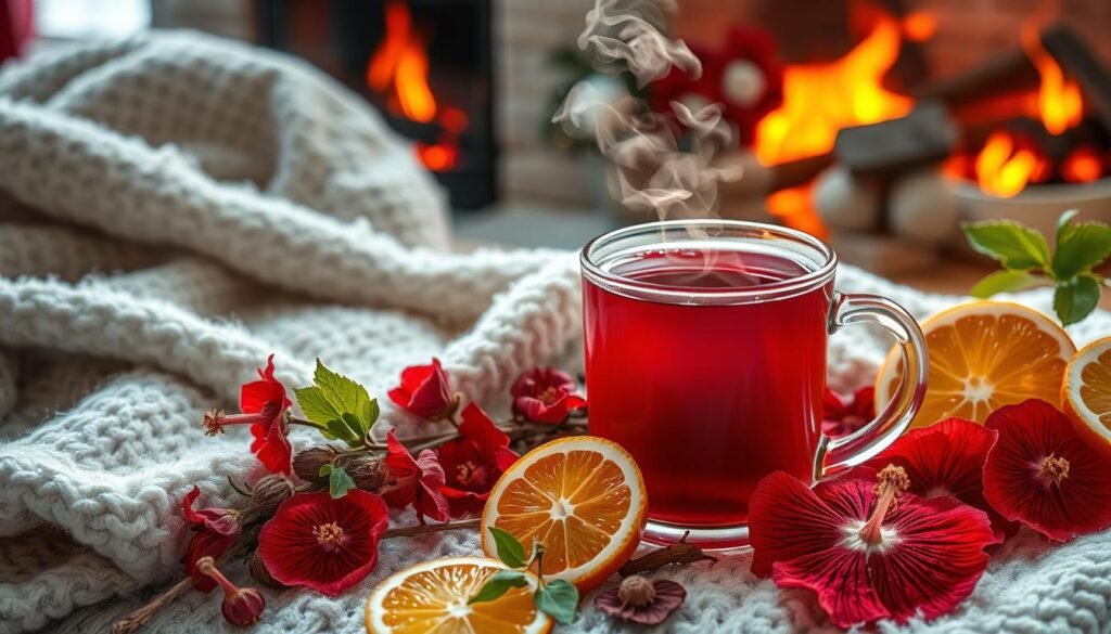 Warming Hibiscus Tea Winter Recipe